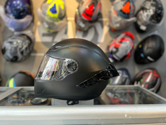 Gray helmet for bikers