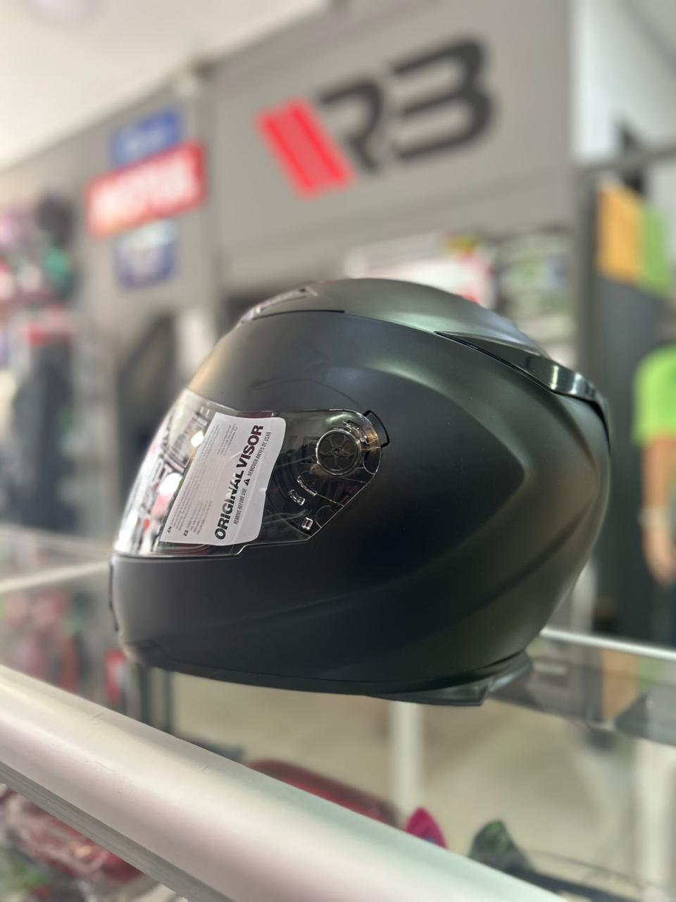 Gray helmet for bikers