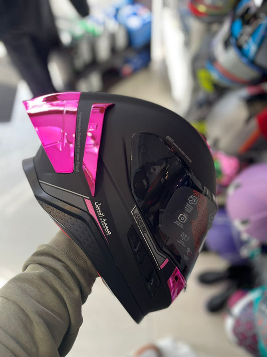Gray helmet for bikers
