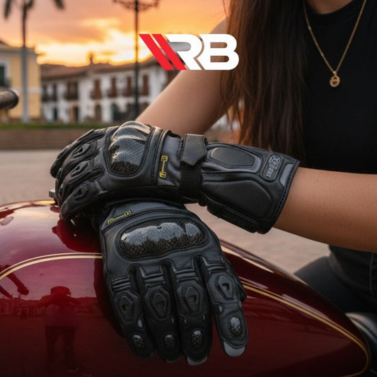GUANTES XTRONG LARGOS CON PROTECCIÓN EN CUERO