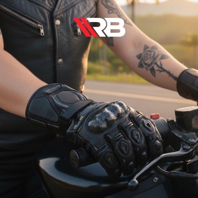 GUANTES XTRONG LARGOS CON PROTECCIÓN EN CUERO