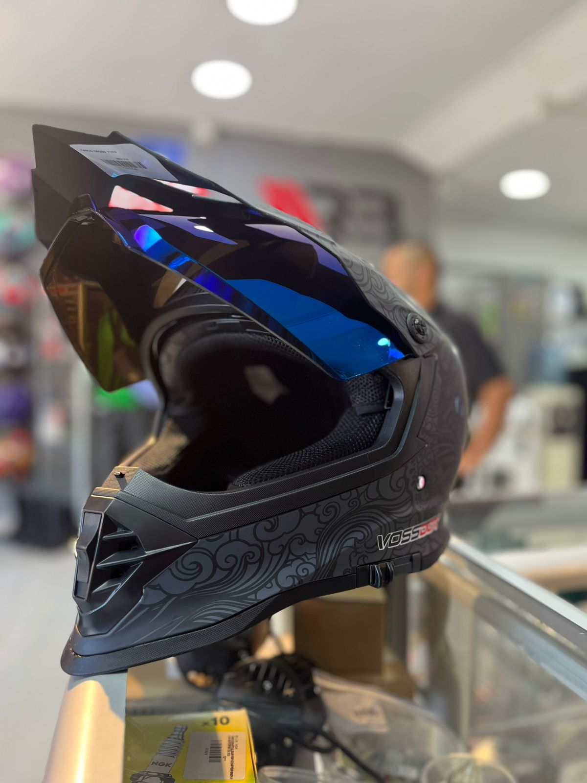 Casco VOSSDOT 800 doble propósito